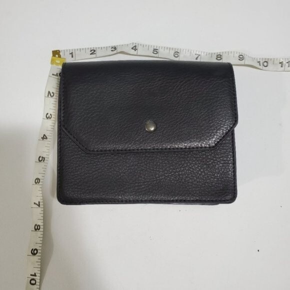 silver and black colorblock crossbody bag square by MMS - Picture 6 of 10